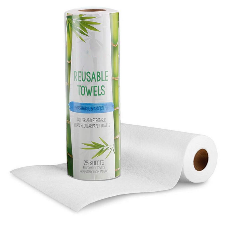 Essuie-tout lavable  Papier Absorbant réutilisable en bambou