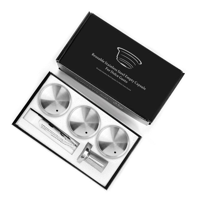 Kit 2 capsules à café Dolce Gusto en inox/Promo - Ô Bocal