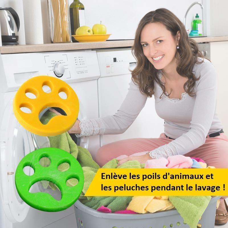 3/6pcs Enleveur Poils D'animaux Utilisé Machine À Laver - Temu France