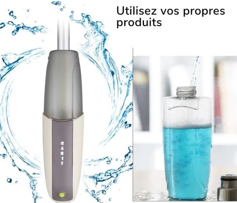 Balai Spray avec 3 Lingettes Réutilisable MICROFIBRES