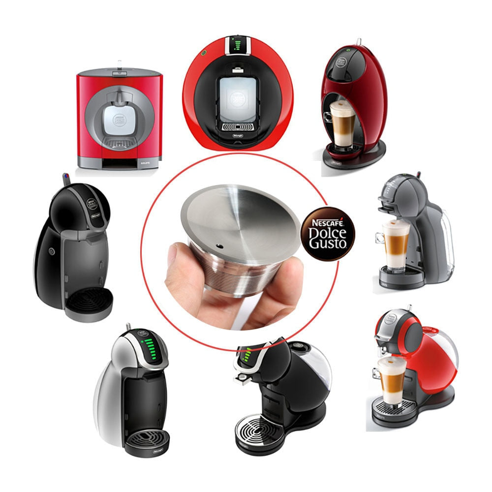 ZEHOLI : Kit Capsule rechargeable Inox Machine Dolce Gusto – Zeholi